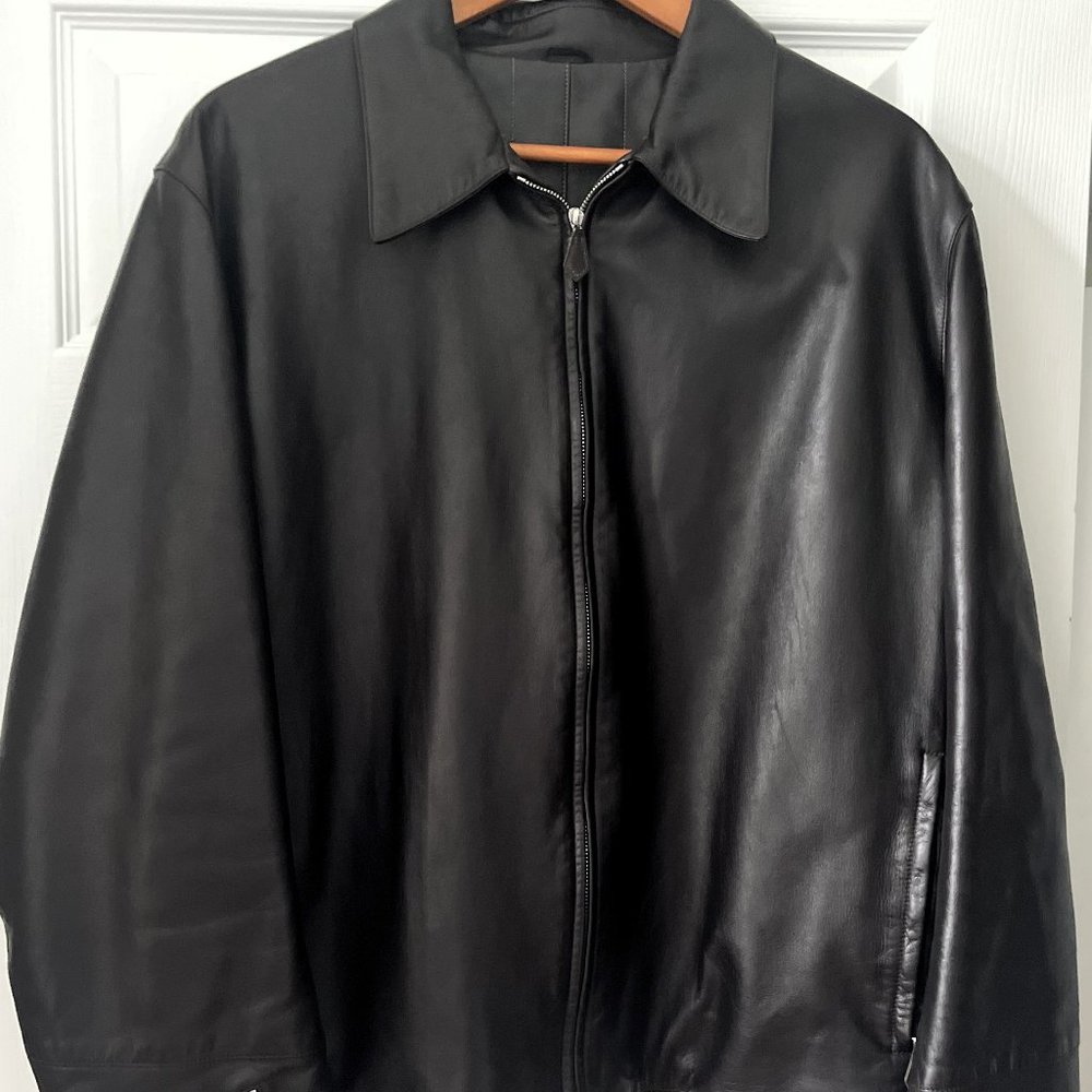 Men's Hermes Chocolate Lambskin Jacket